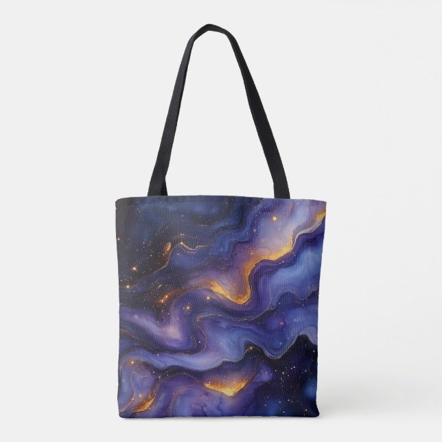 Tote Bag Purple Gold Fourre-tout (Dos)