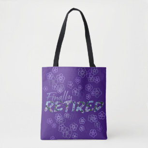 Tote Bag Purple Phlox Retirement Fourre-tout