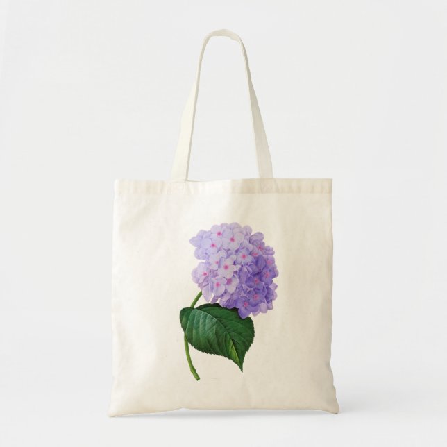 Tote Bag Purple Redoute Hydrangea Budget Fourre-tout (Devant)