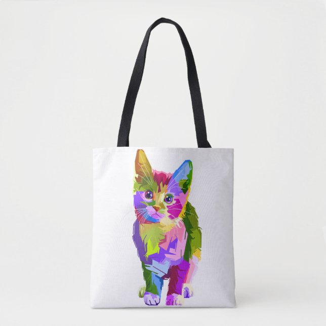Tote Bag Purr-fect Companion Fourre-tout - Pour Amoureux de (Devant)