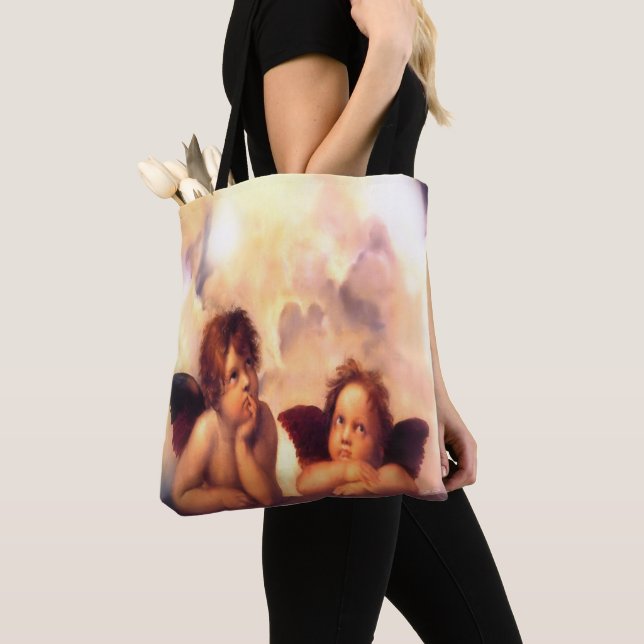 Tote Bag Putti paire d'anges (De près)