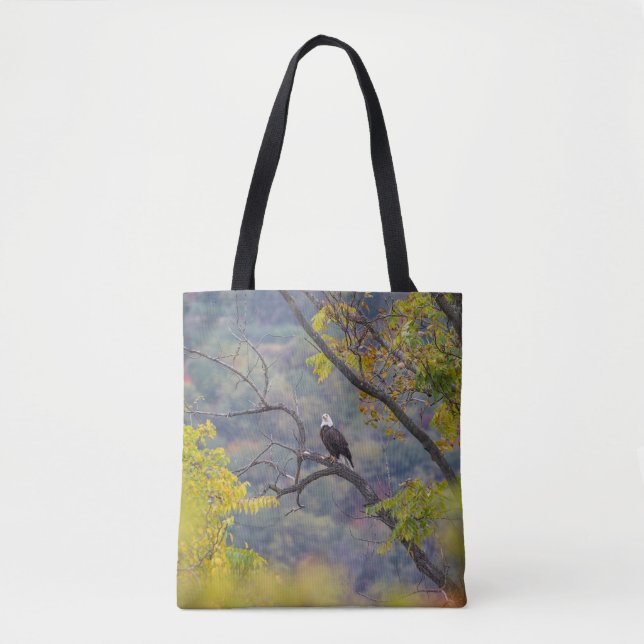 Tote Bag Pygargue à tête blanche en automne (Devant)