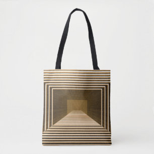 Tote Bag Pyramide jaune, conception graphique de bureau