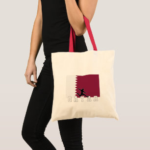 Tote Bag Qatar Football Soccer Équipe nationale du Qatar