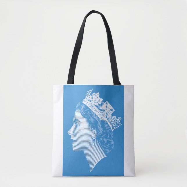 TOTE BAG QEEN ELIZABETH II (Devant)