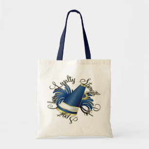 Tote Bag Qualités de bleu et d'or d'acclamation