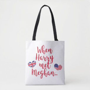 Tote Bag Quand Harry a rencontré Meghan   Fun Mariage royal