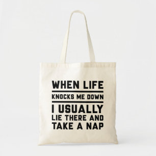 Tote Bag Quand La Vie Me Touche
