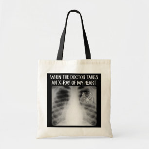 Tote Bag Quand le docteur prend X rayons de mon coeur Drôl