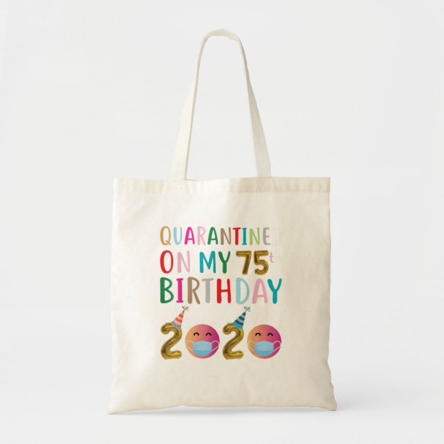 Tote Bag Quarantaine le 75e anniversaire de TSrt 2020 (Devant)