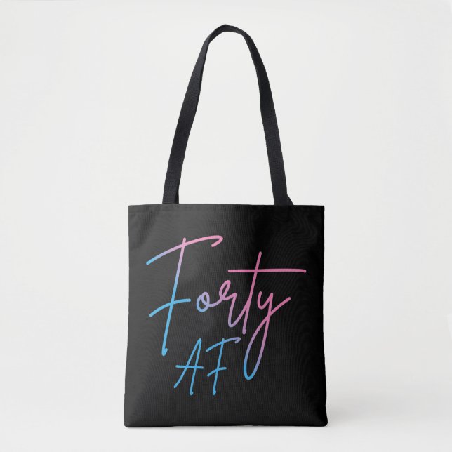 Tote Bag Quarante AF II - Cadeau d'anniversaire (Devant)