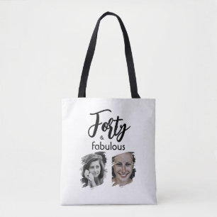 Tote Bag Quarante et fabuleux 2 Photo 40e anniversaire