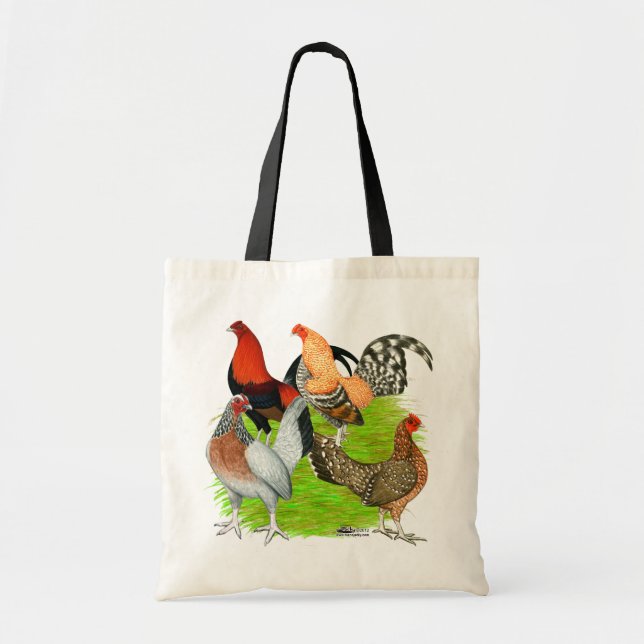 Tote Bag Quartet à l'anglais (Devant)