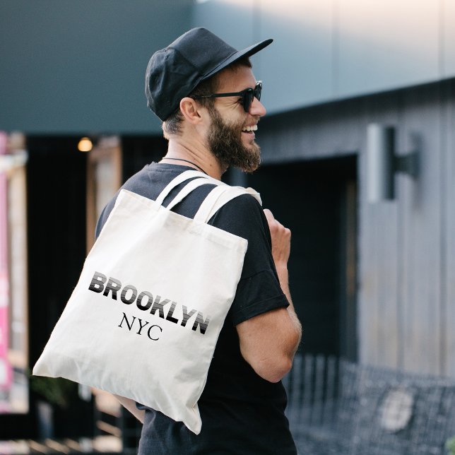 Tote Bag Quartiers de Black and Grey Brooklyn New York (Créateur téléchargé)
