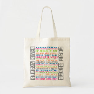 Tote Bag Quartiers NYC Arc-en-ciel