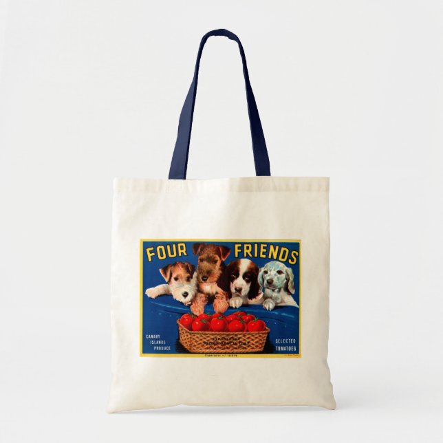 Tote Bag Quatre amis (Devant)