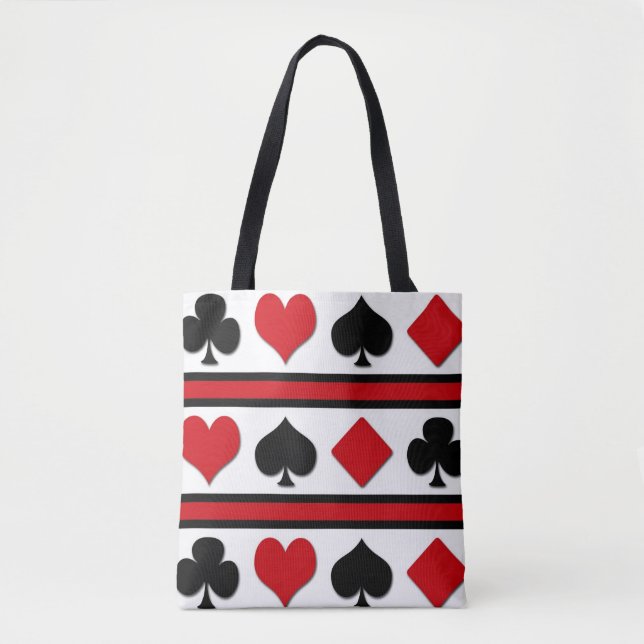 Tote Bag Quatre combinaisons de cartes (Devant)
