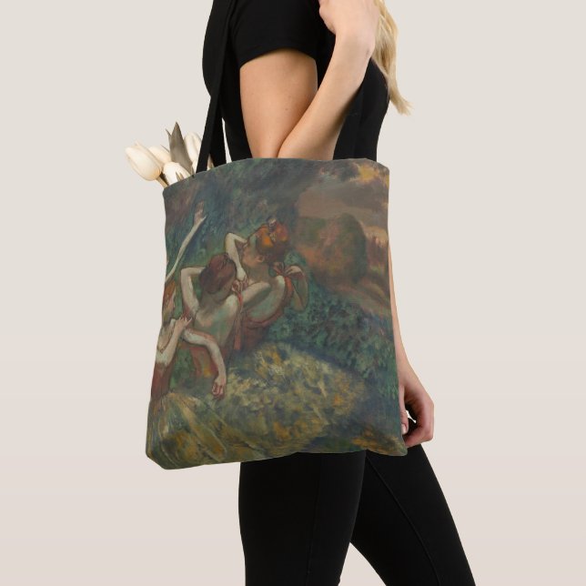 Tote Bag Quatre danseurs d'Edgar Degas, Ballet Fine Art (De près)