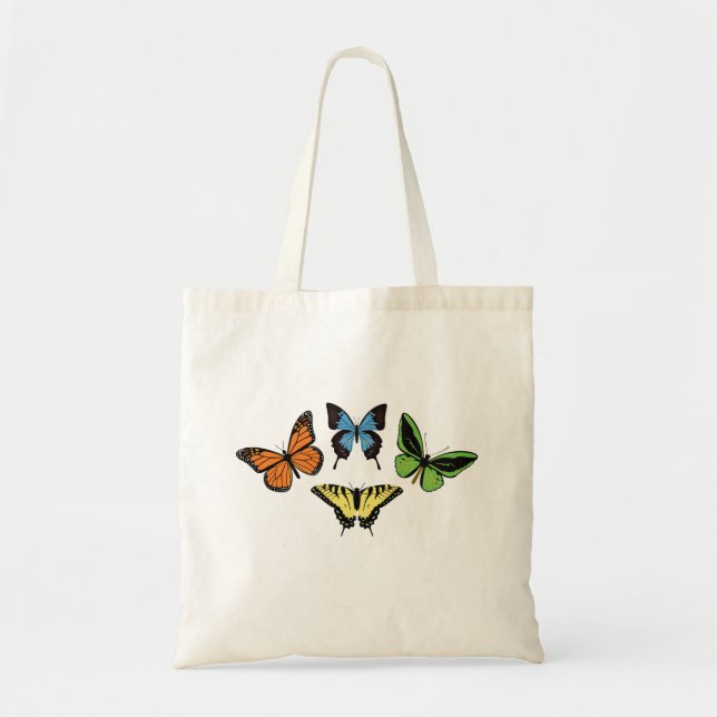 Tote Bag Quatre papillons (Devant)