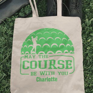 Tote Bag Que le parcours soit avec vous Golf Personnalisé