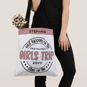 Tote Bag Que se passe-t-il sur Girls Trip Custom Girls Week
