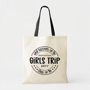 Tote Bag Que se passe-t-il sur Girls Trip Custom Girls Week