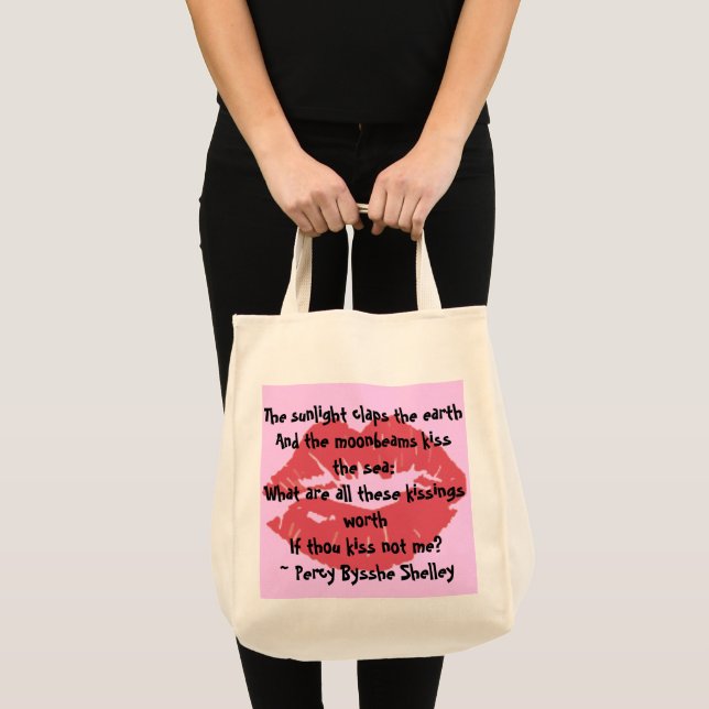 Tote Bag Que valent tous ces baisers pour fourre-tout (Devant (produit))