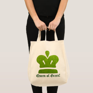 Tote Bag Queen Of Green Bag !