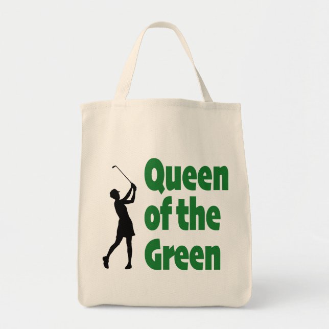 Tote Bag Queen of the Green golf (Devant)