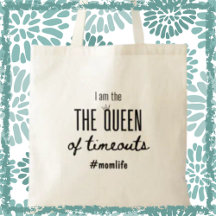 Queen of Timeouts Momlife Funny Mère's Day Cadeau