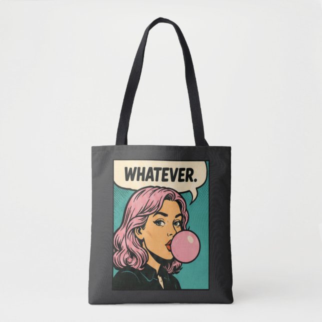 Tote Bag « Quel que soit » Comic Rétro (Devant)