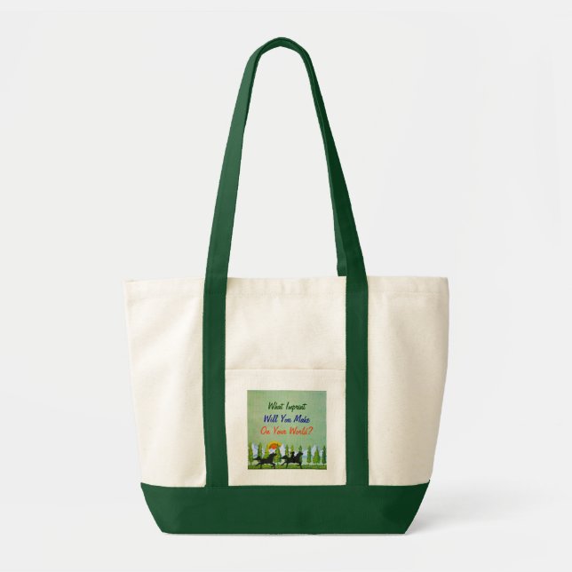 Tote Bag Quelle empreinte vous fera (Devant)