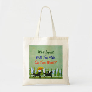 Tote Bag Quelle empreinte vous fera