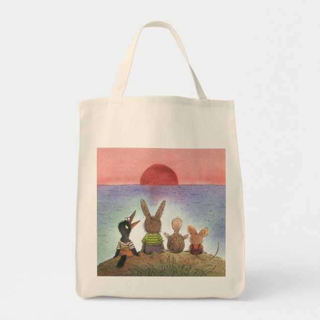 Tote Bag Quelque chose de rouge (Devant)