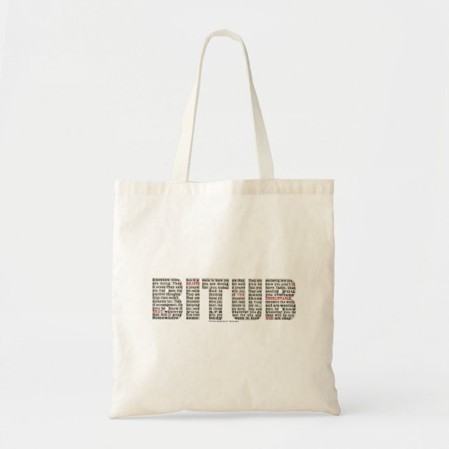 Tote Bag Quelque part (BITUB) (Devant)