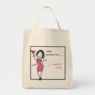Tote Bag quelques épiceries... surtout du vin Amateurs de v