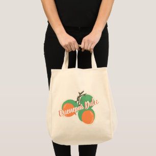 Tote Bag Quenepas Espagnol Limes Fruit Main tiré