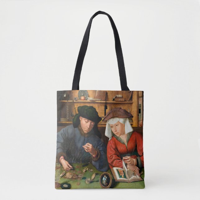 Tote Bag Quentin Matsys - Le Moneylender et sa femme (Devant)
