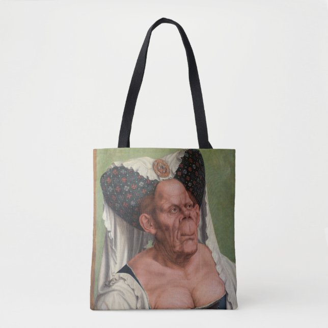 Tote Bag Quentin Matsys - Une Vieille Femme Grotesque (Devant)
