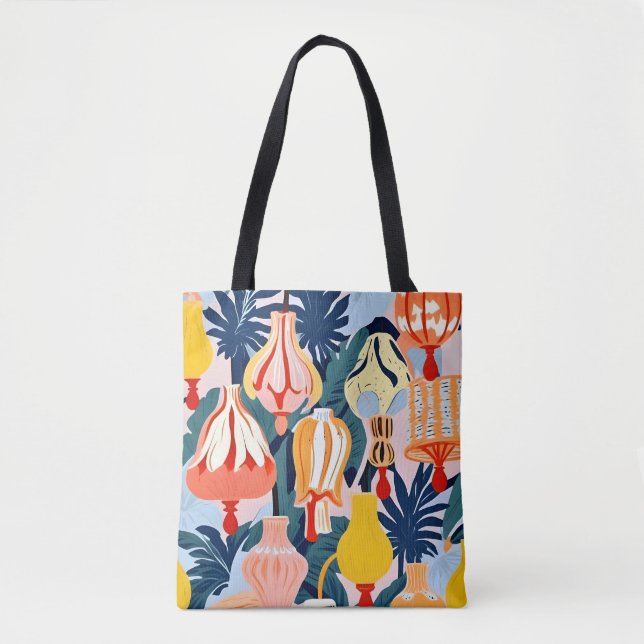 Tote Bag Qu'Il Y Ait Des Lampes (Devant)