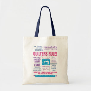Tote Bag Quilters Règle Quilting