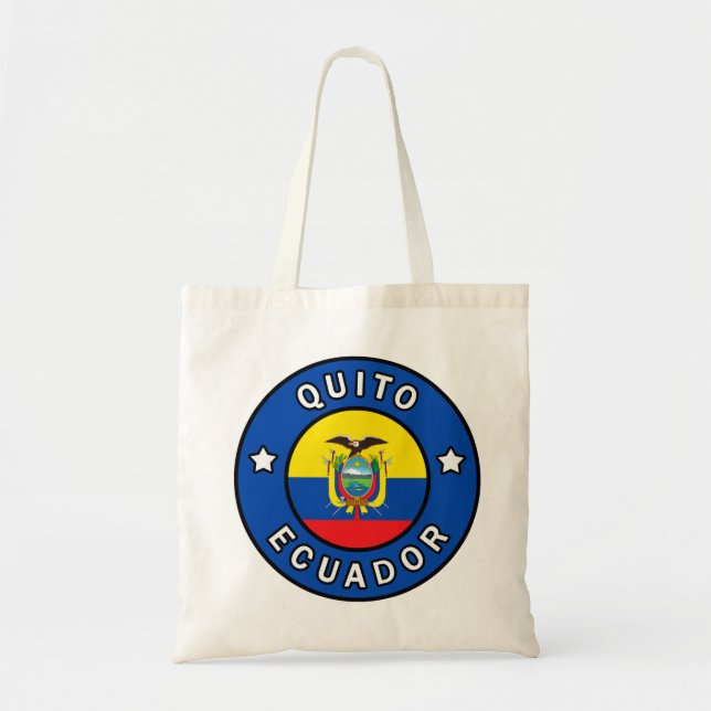Tote Bag Quito Équateur (Devant)