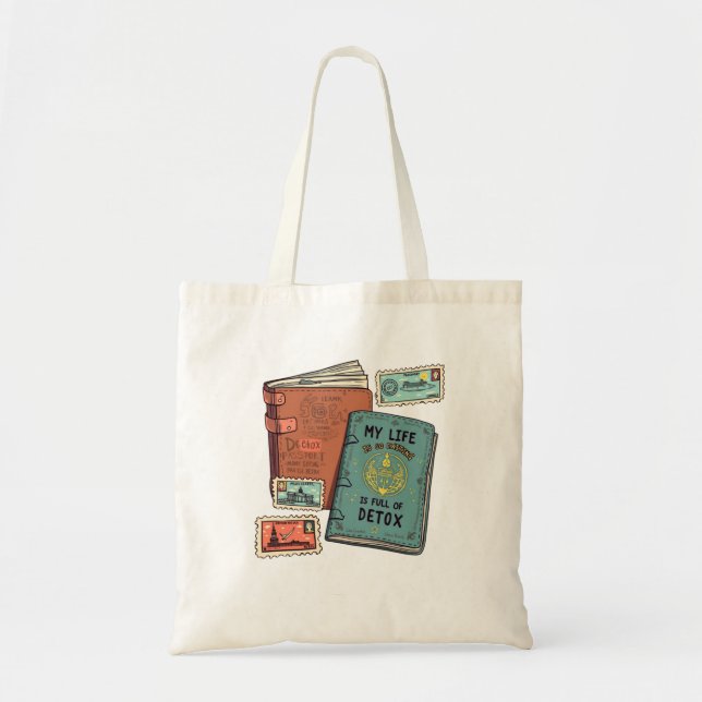 Tote Bag Quitter la vie (Devant)