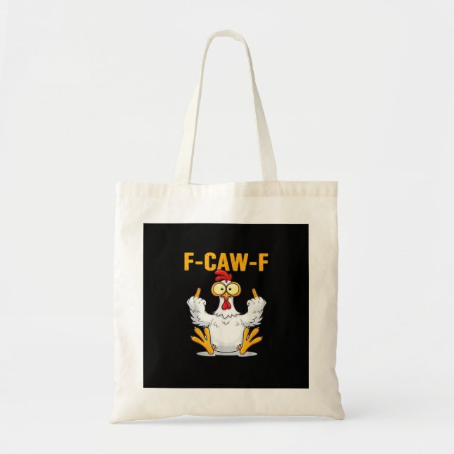 Tote Bag Quote Rooster Meme Classic (Devant)
