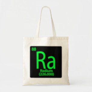 Tote Bag Ra Radium brillant dans le noir. Le radium a été u