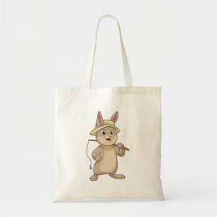 Tote Bag Rabin comme Fisher avec canne à pêche