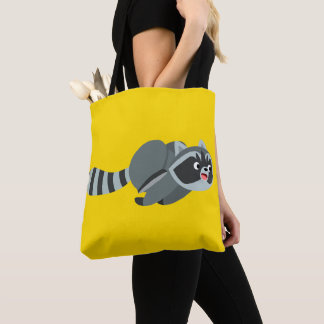 Tote Bag Raccoon de dessin animé mignon