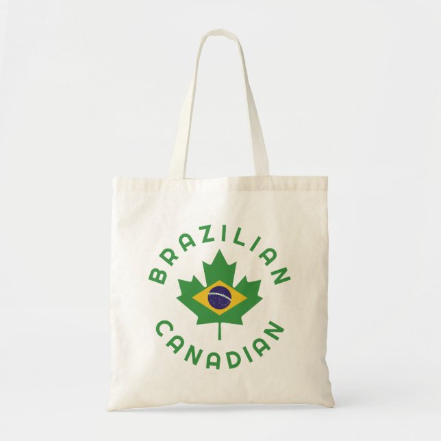 Tote Bag Racines brésiliennes canadiennes (Devant)