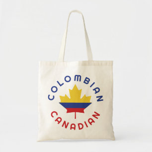 Tote Bag Racines colombiennes canadiennes