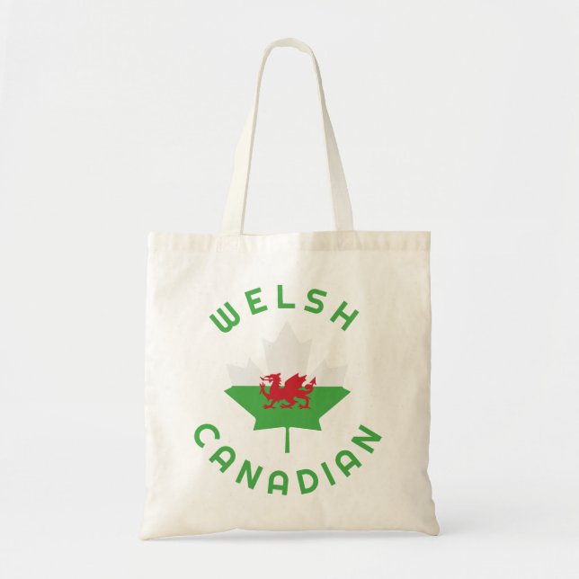 Tote Bag Racines galloises canadiennes (Devant)
